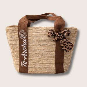 Mini sac tissé AROHA Pocket Marron