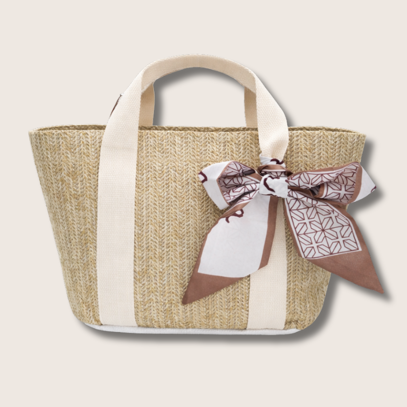 Mini sac tissé AROHA Pocket Beige – Image 2
