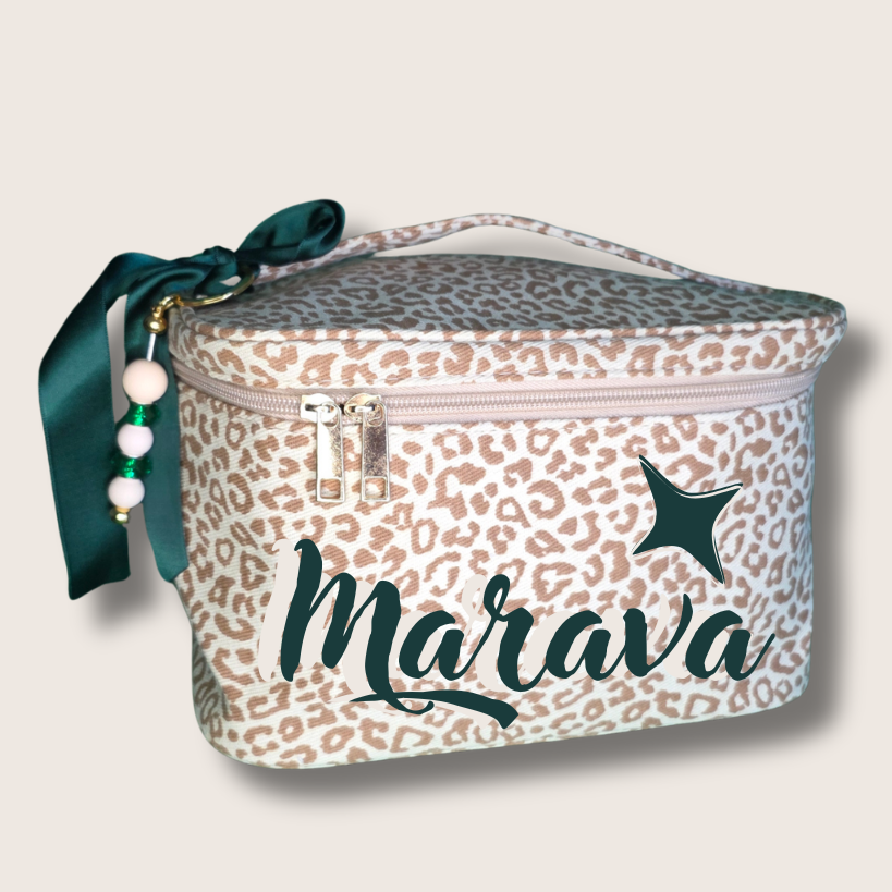 Trousse de toilette MARAVA ornement vert