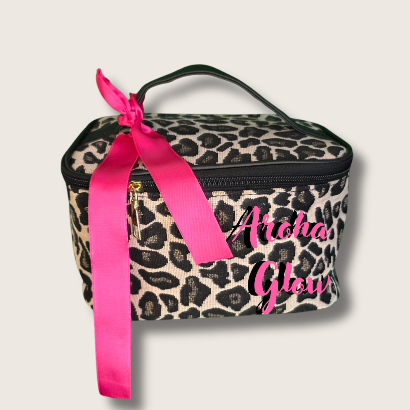 Trousse de voyage AROHA GLOW fushia