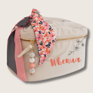 Trousse de toilette WHENUA ton rose