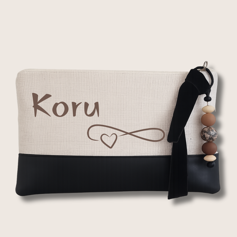Pochette KORU noire
