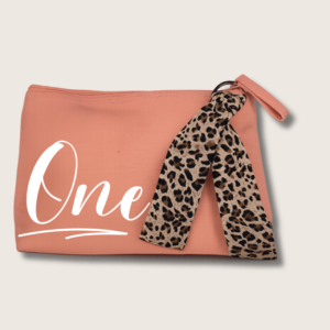 Trousse ONE corail leopard