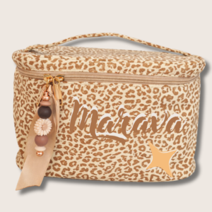 Trousse de toilette MARAVA ornement Marron