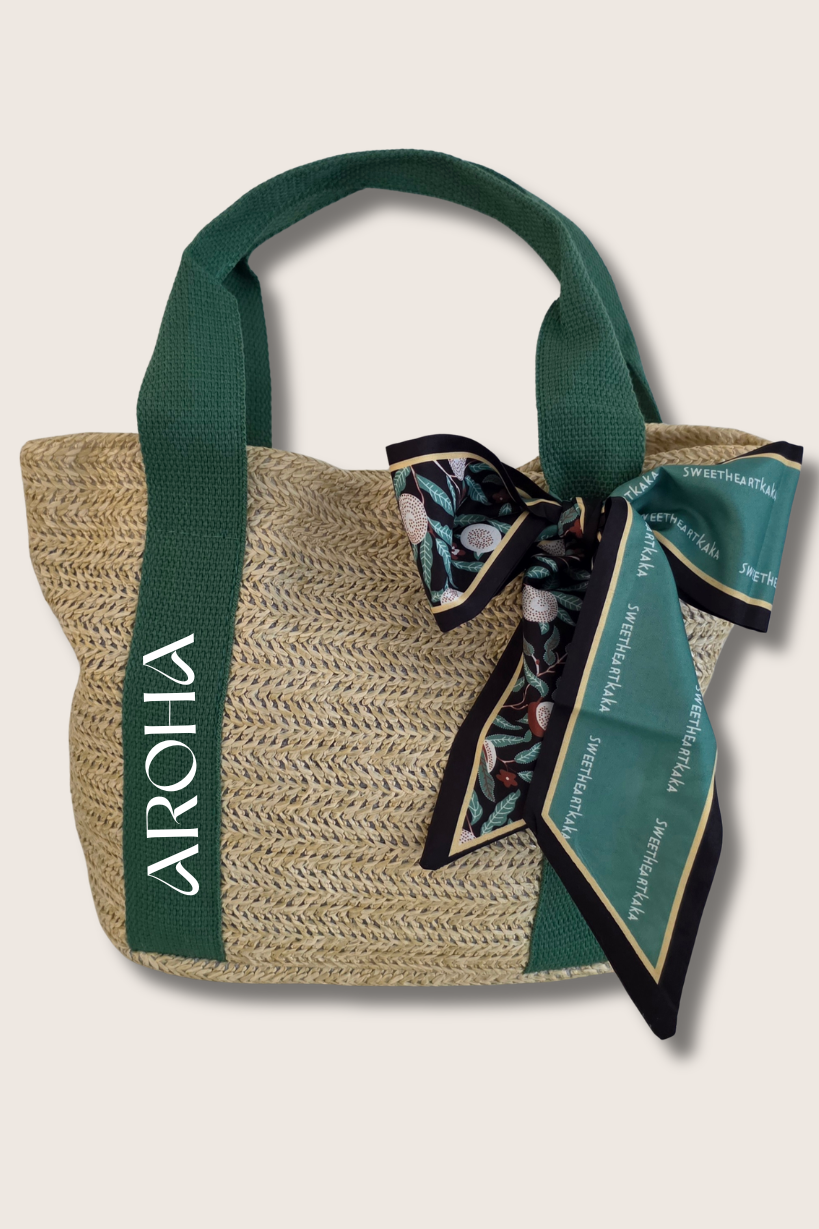 Mini sac tissé AROHA Pocket Vert