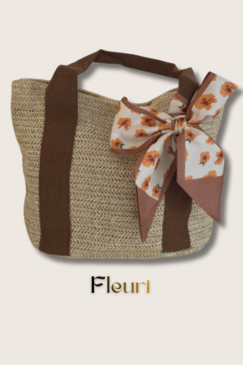 Mini sac tissé AROHA Pocket Marron – Image 3