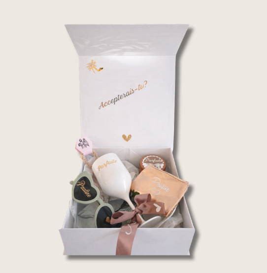Coffret cadeau pour futur témoin femme