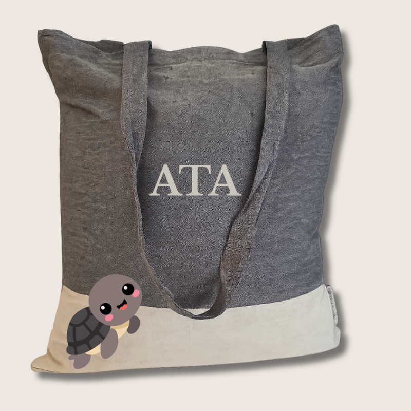 Sac ATA Chiné gris – Image 2