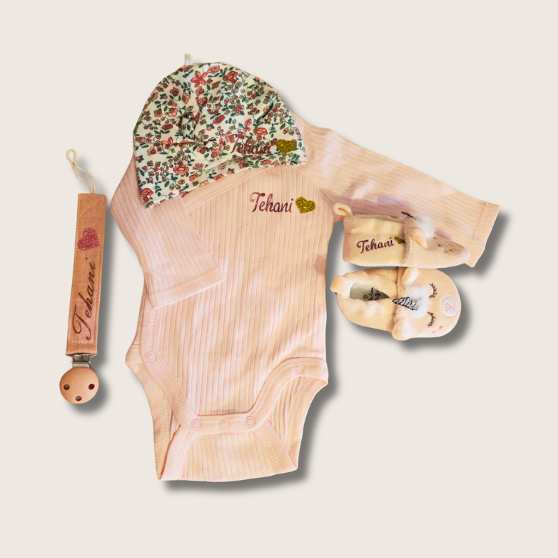 Valise naissance personnalisée Fille