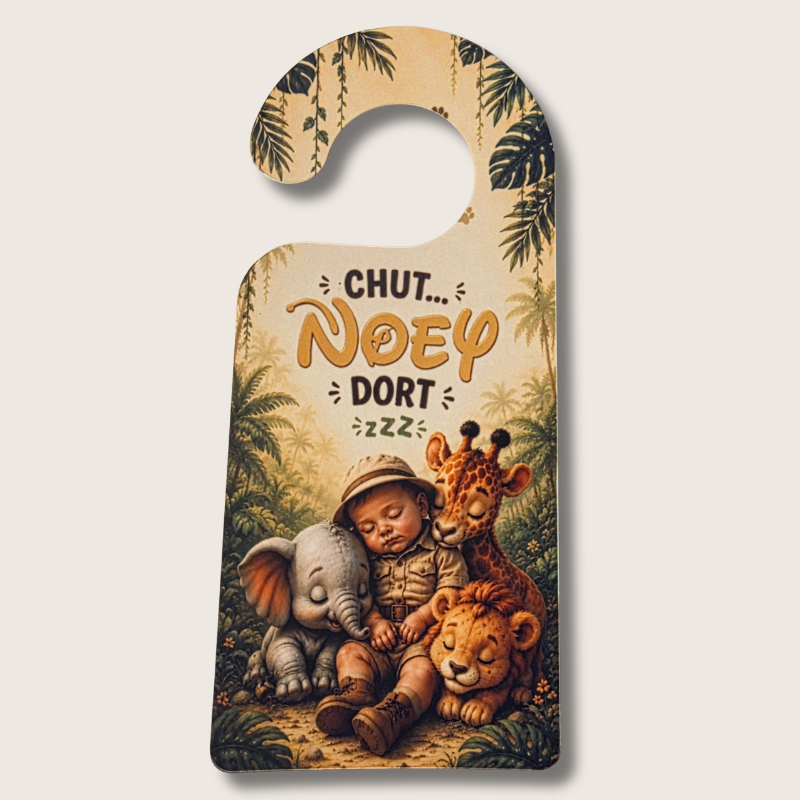 Accroche-Porte Personnalisé Recto-Verso – Chambre d'Enfant – Image 3