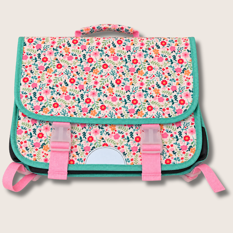 Cartable fleuri personnalisé — TIARE