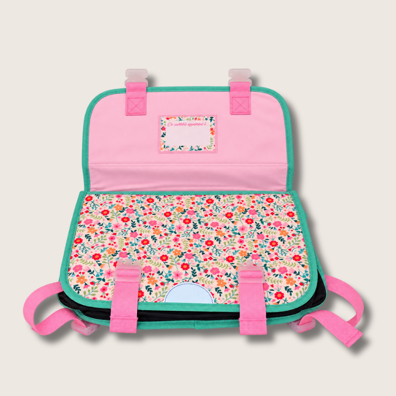 Cartable fleuri personnalisé — TIARE – Image 3