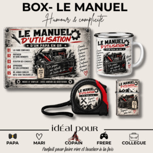 Box Le Manuel Personnalisée – Coffret Cadeau Humour
