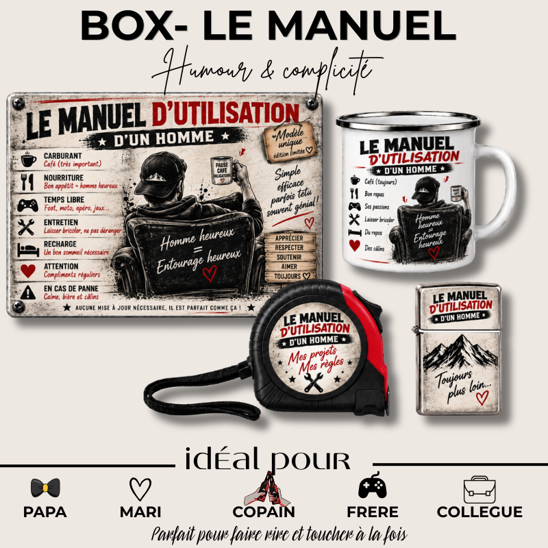 Box Le Manuel Personnalisée – Coffret Cadeau Humour – Image 3
