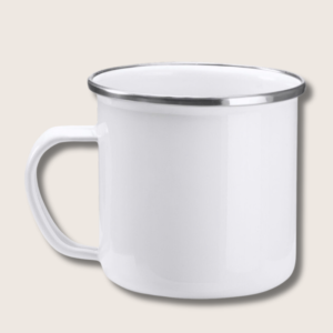 Mug Personnalisé Acier Émaillé – Photo ou Thème au Choix